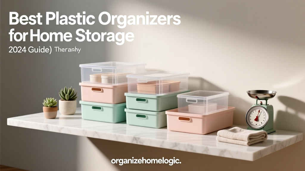 Best Plastic Organizers for Home Storage (2024 Guide)