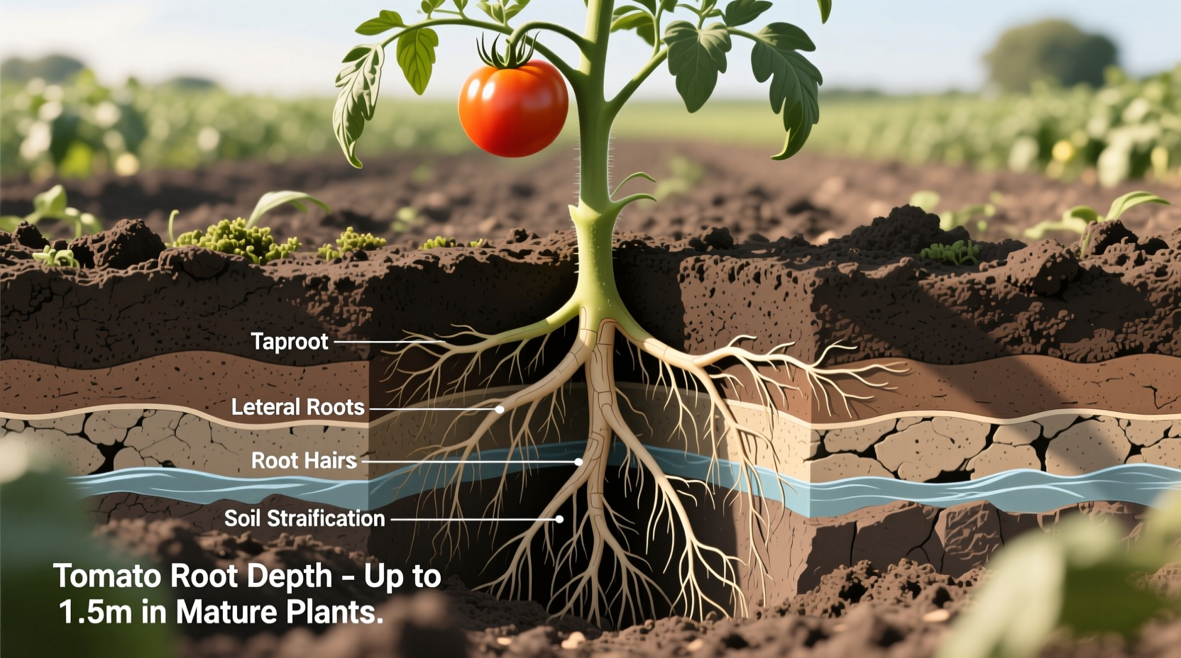 Tomato Root Depth: 18-24 Inches for Healthy Plants
