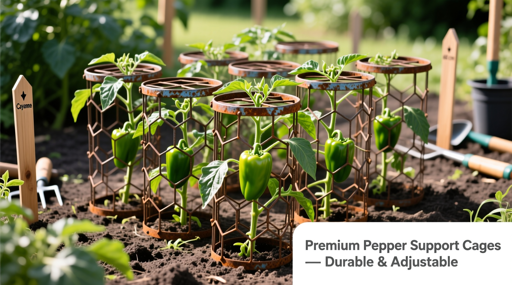 Tomato Cages for Pepper Plants: What Works & What Doesn't