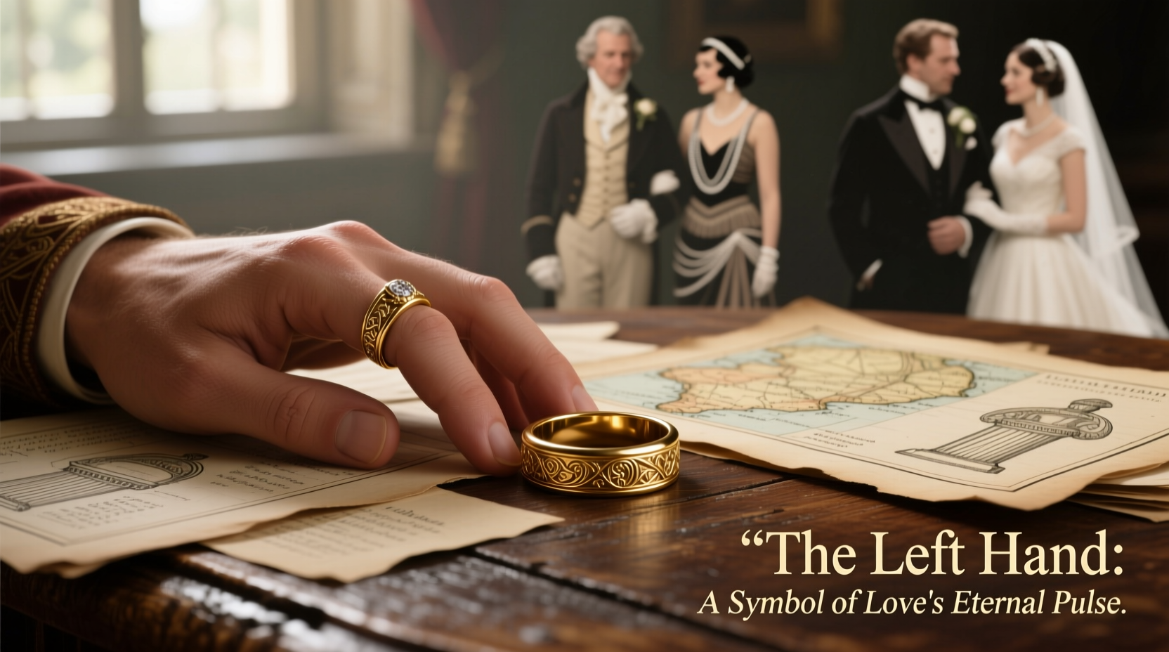 why the left hand for a wedding ring