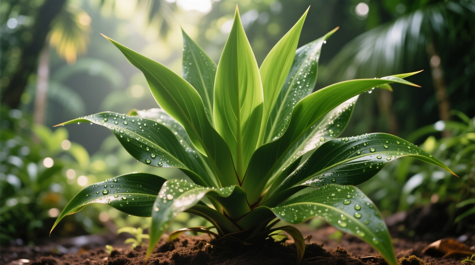 green cordyline fruticosa