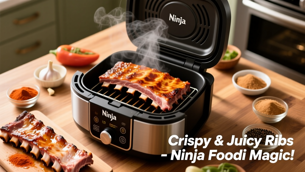 How to Cook Frozen Ribs in Ninja Foodi (Crispy & Juicy!)