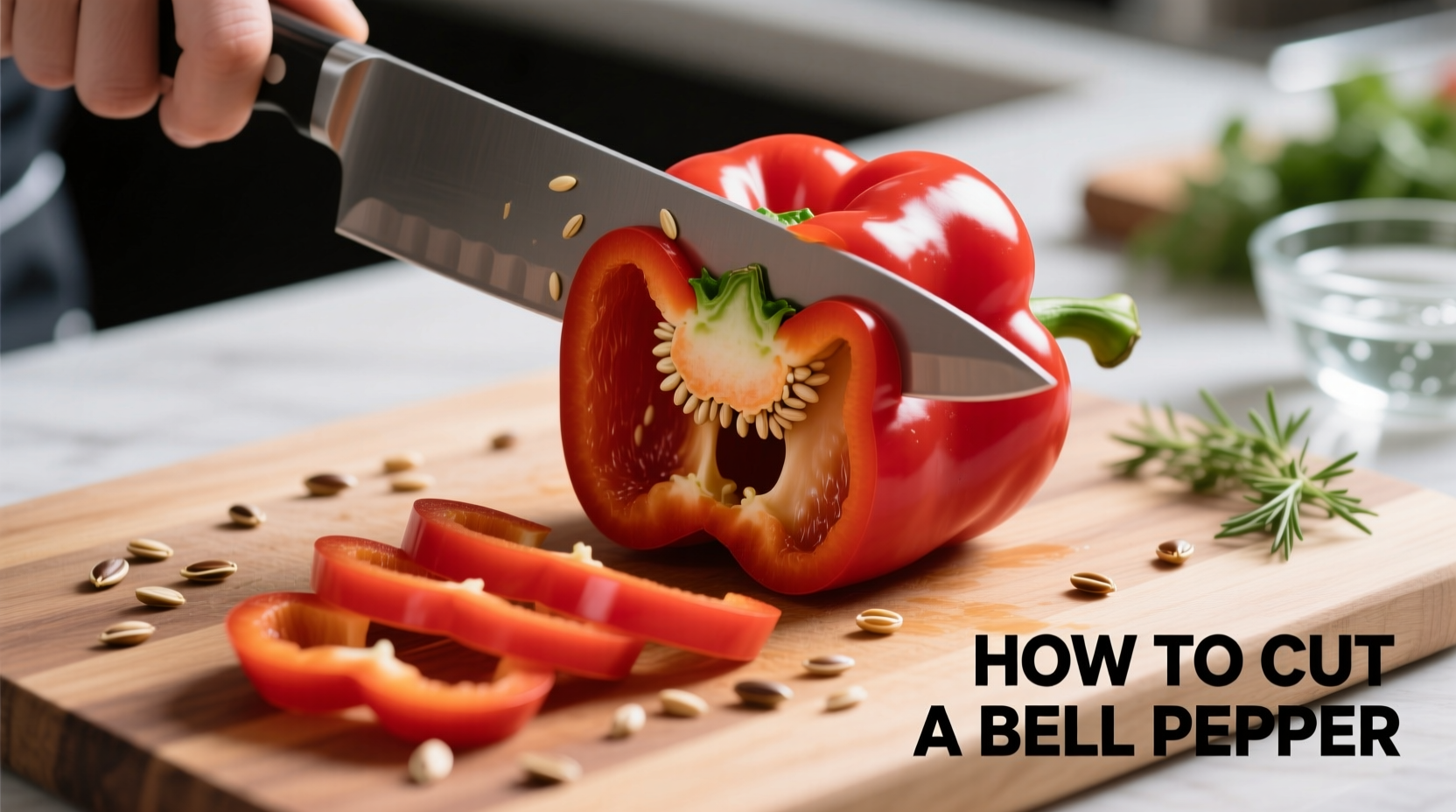 bell pepper how to cut