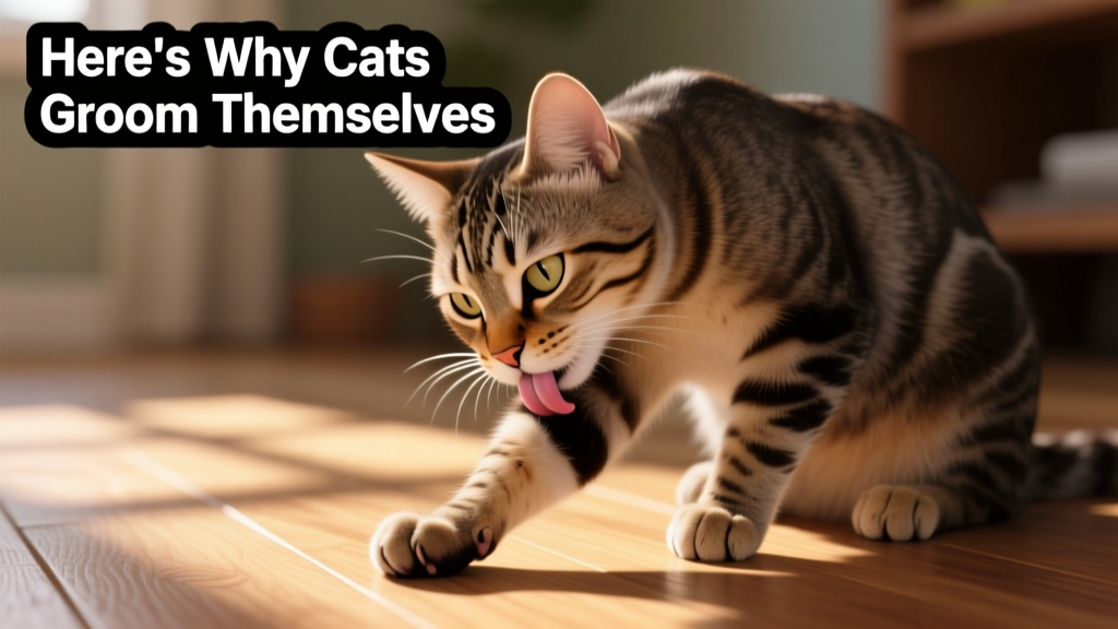 Here's Why Cats Groom Themselves