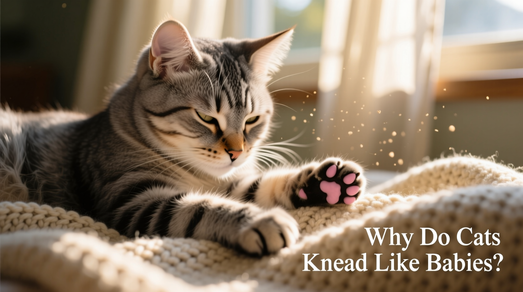 why do cats knead like babies and what it says about their mood
