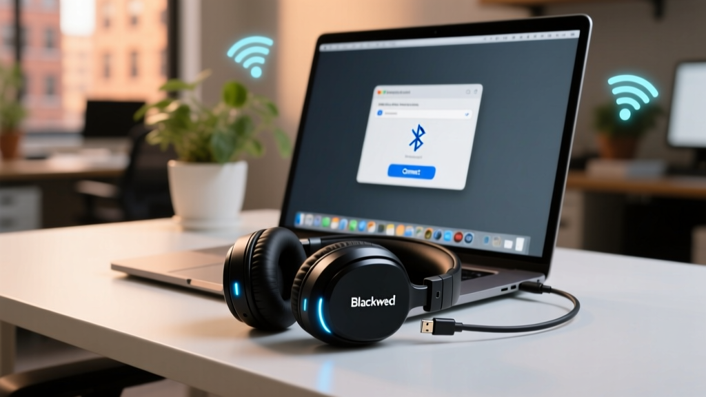 Blackwed Wireless Headphones: Connect to PC in 90 Seconds
