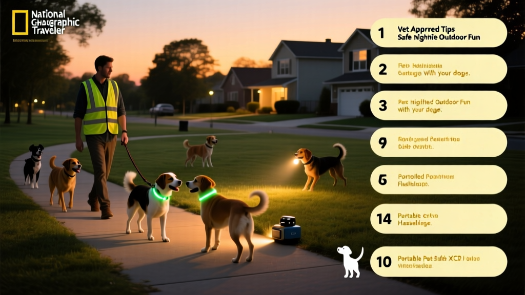How to Have Safe Outdoor Fun With Your Dog at Night: 10 Vet-Approved Tips