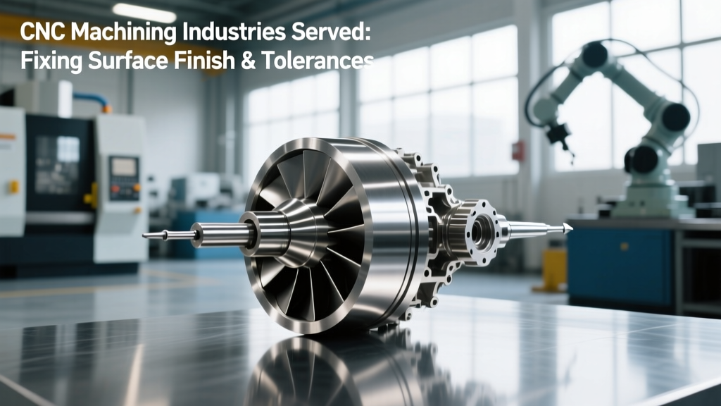 CNC Machining Industries Served: Fixing Surface Finish & Tolerances