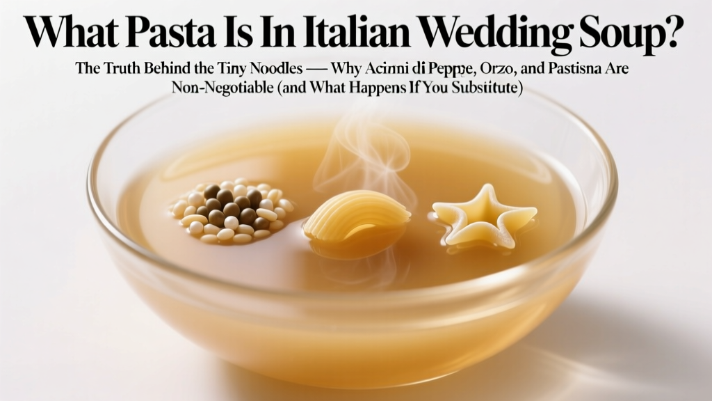 What Pasta Is in Italian Wedding Soup? (2026)