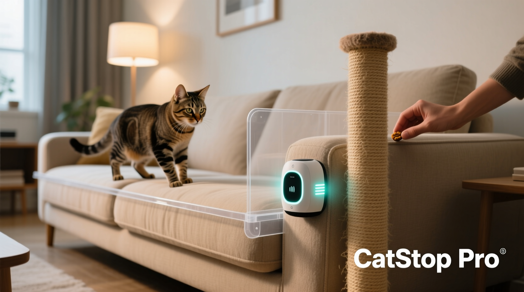 how to stop a cat from scratching the sofa effective deterrents