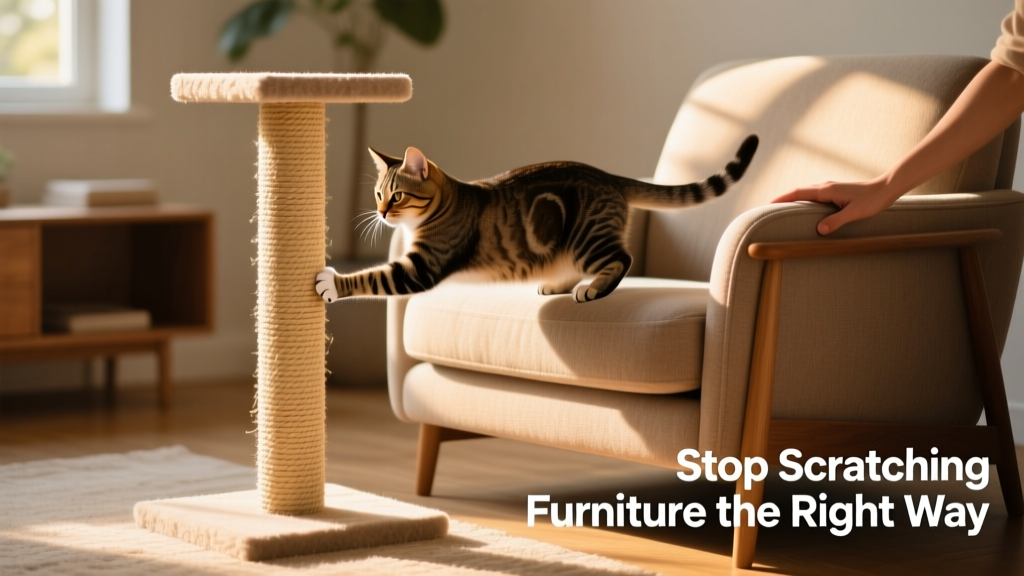 How To Stop Cats From Scratching Furniture