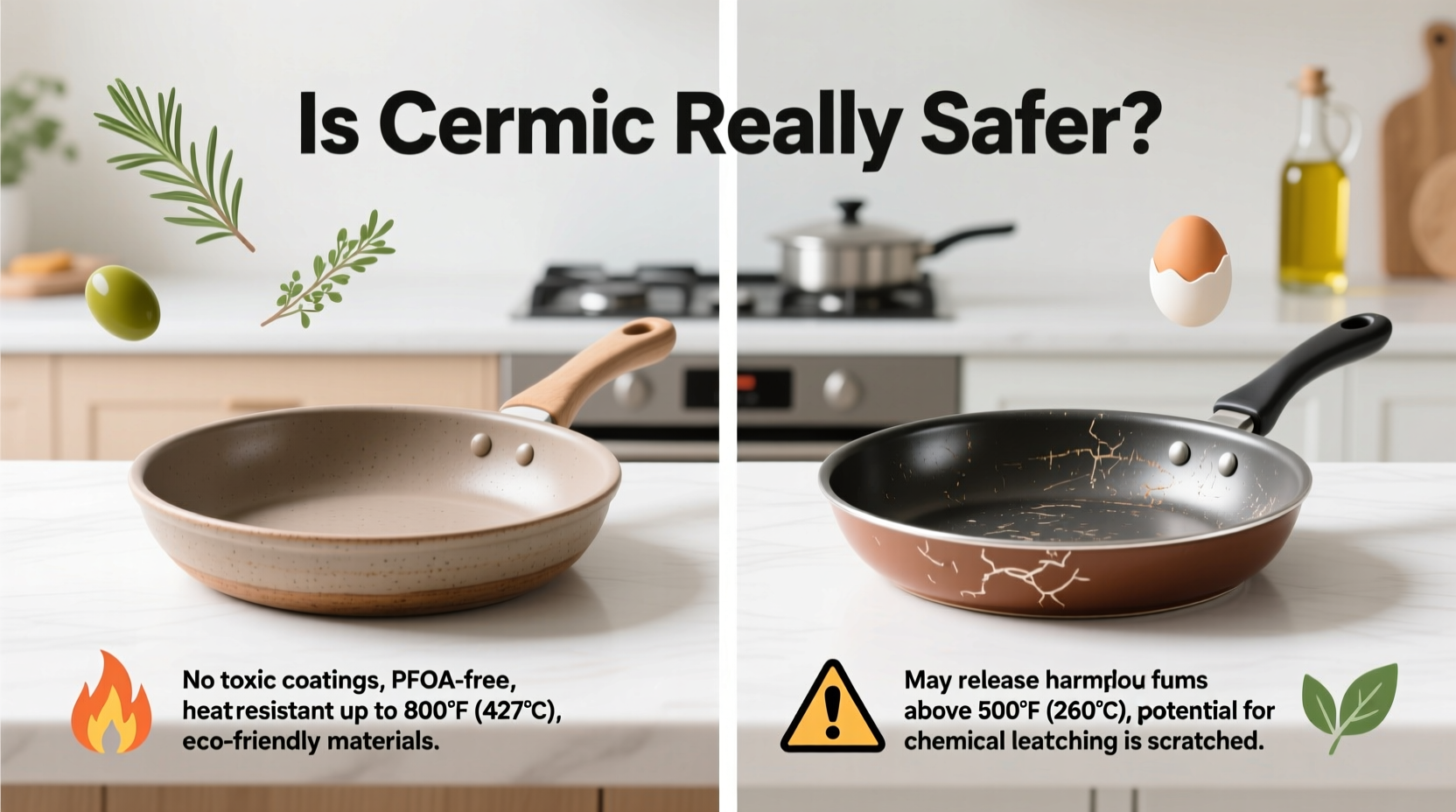ceramic vs non stick cookware is ceramic actually safer for cooking