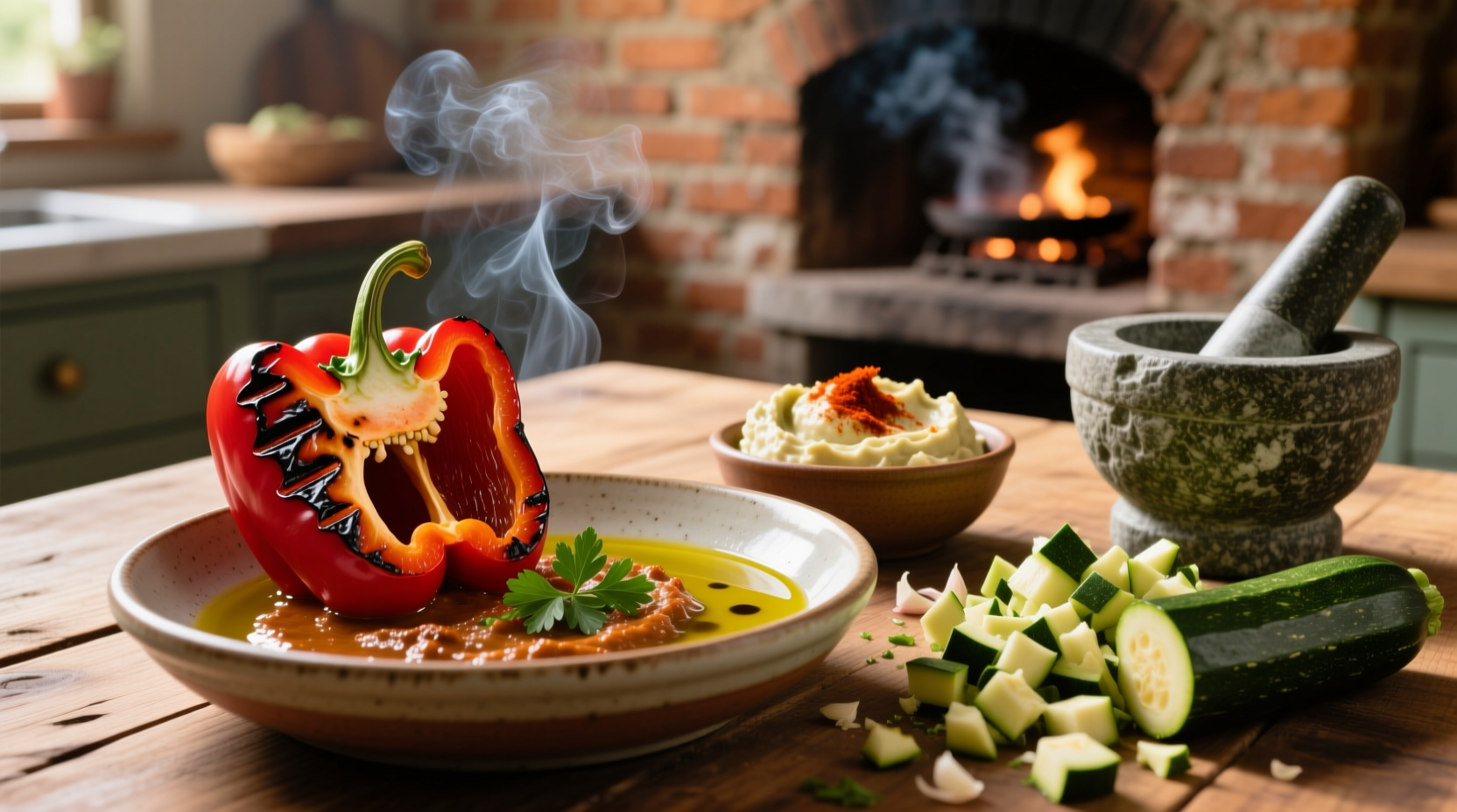 how to turn any vegetable into a delicious smoky dip