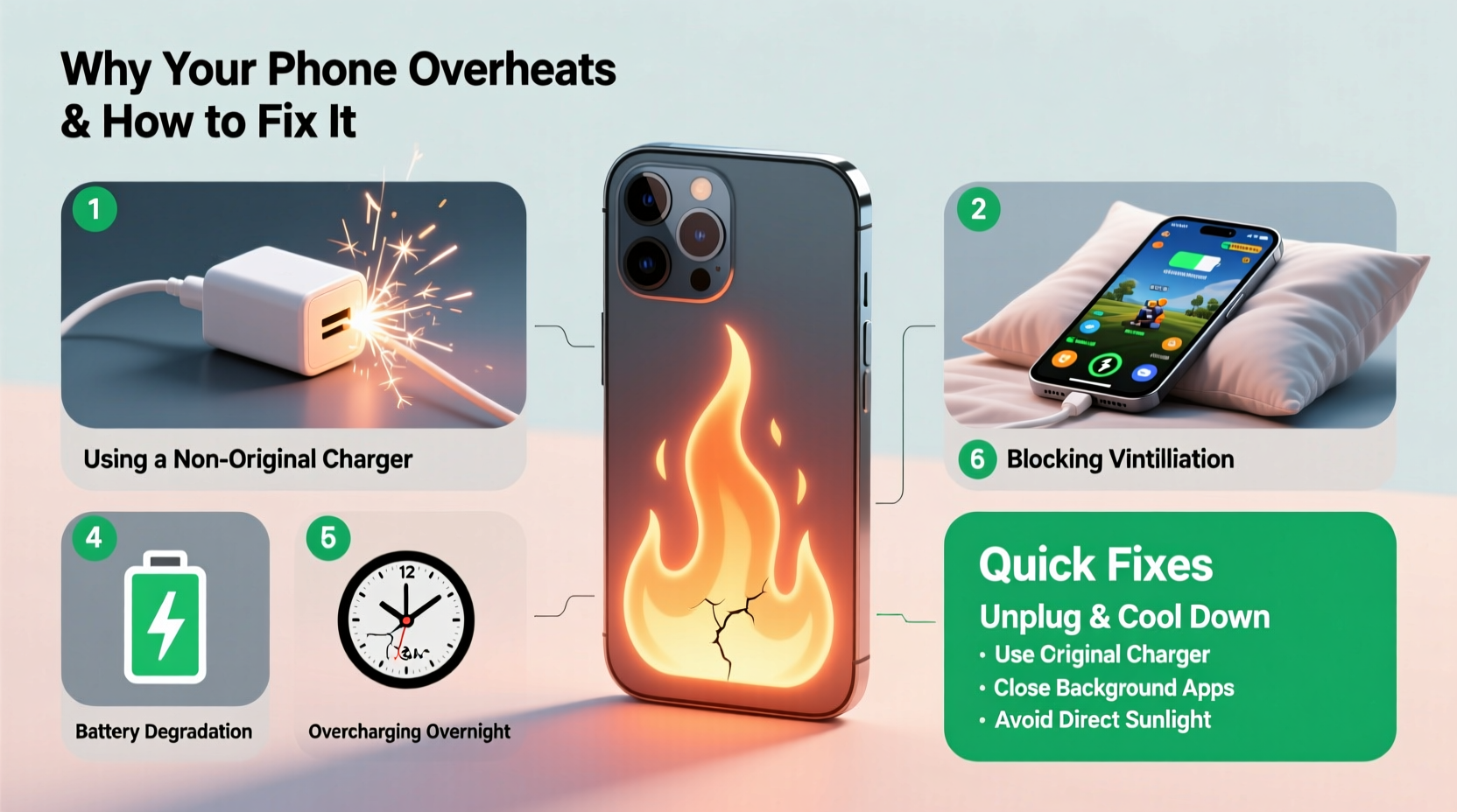 why is my phone overheating while charging quick solutions that work