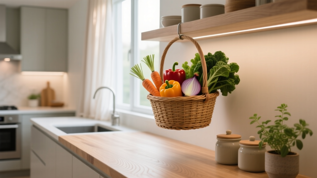 Best Places to Hang a Vegetable Basket in Your Kitchen