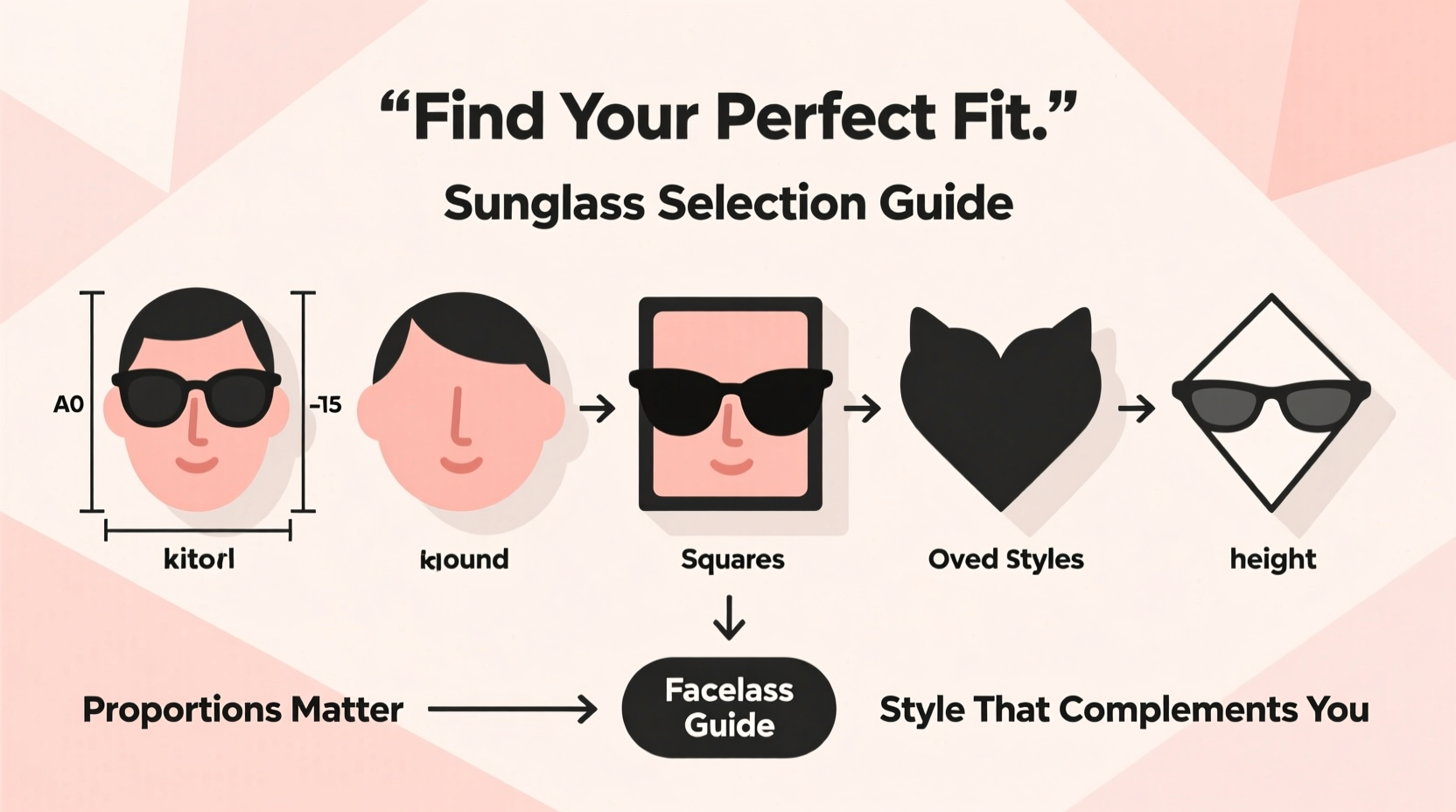 how to choose sunglasses that suit your face shape without trying them on