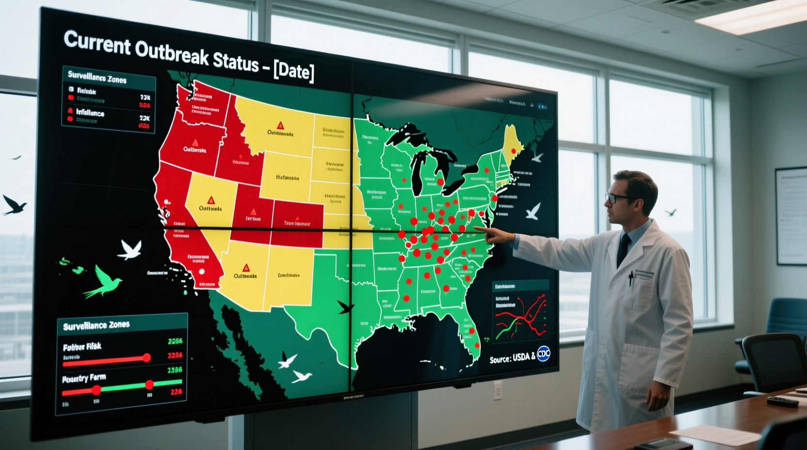 where is bird flu in the us