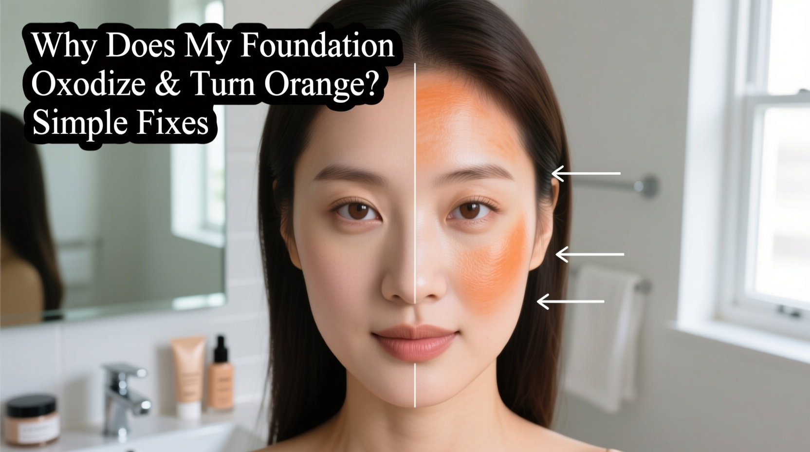 why does my foundation oxidize and turn orange during the day simple fixes