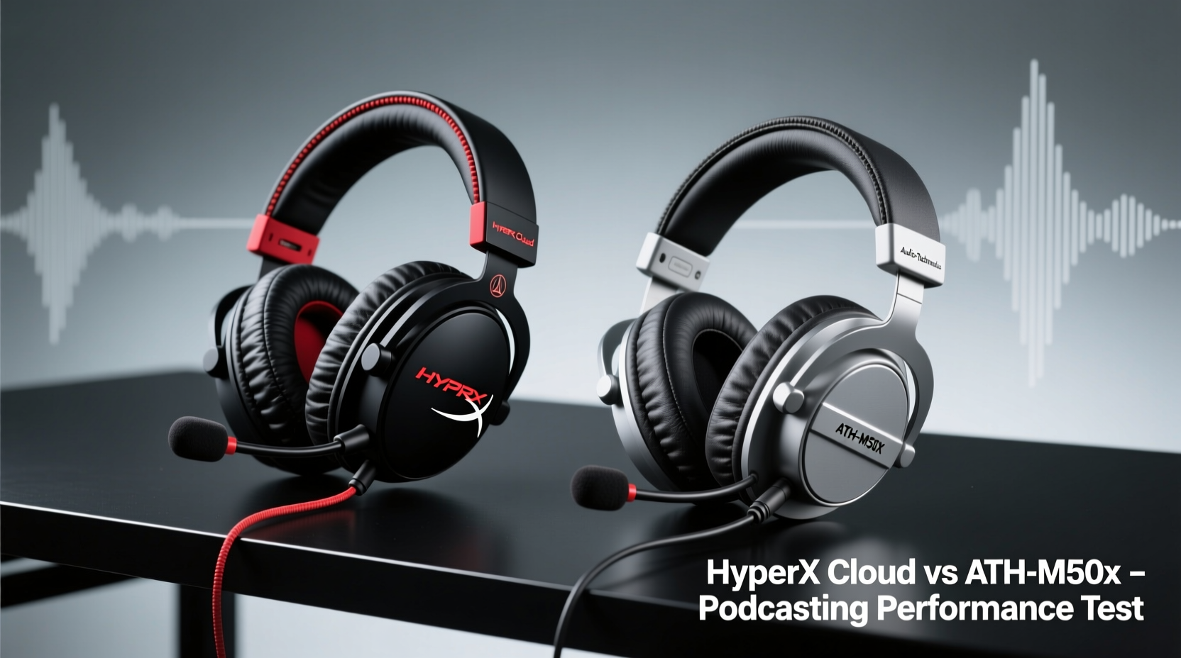 hyperx cloud vs audio technica ath m50x which headset is best for podcasting