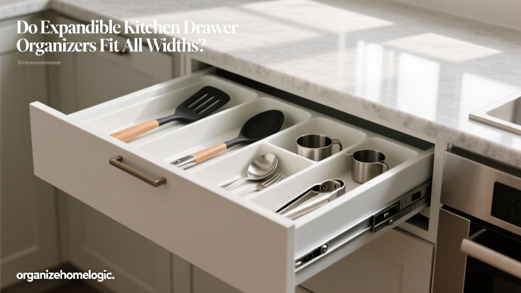 Do Expandable Kitchen Drawer Organizers Fit All Widths?