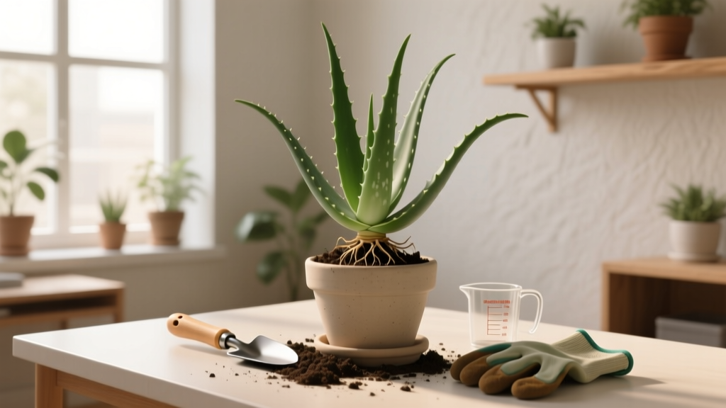 How to Repot an Aloe Plant Indoors (2026)