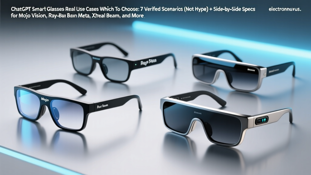 ChatGPT Smart Glasses Real Use Cases Which To Choose: 7 Verified Scenarios (Not Hype) + Side-by-Side Specs for Mojo Vision, Ray-Ban Meta, Xreal Beam, and More