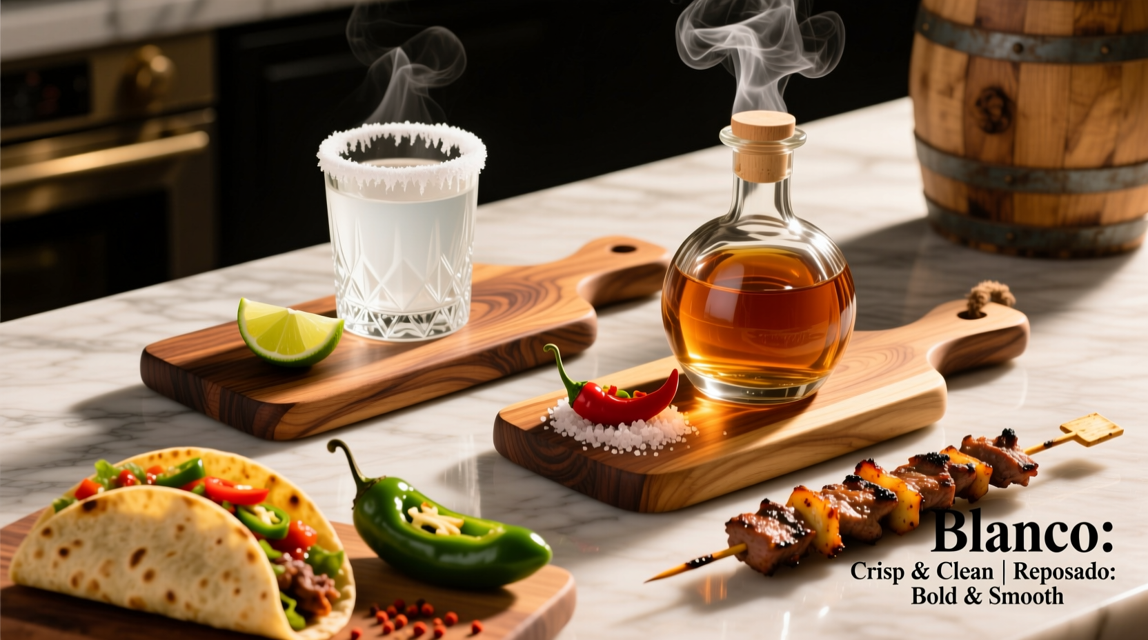 tequila blanco vs reposado which one actually suits spicy food better