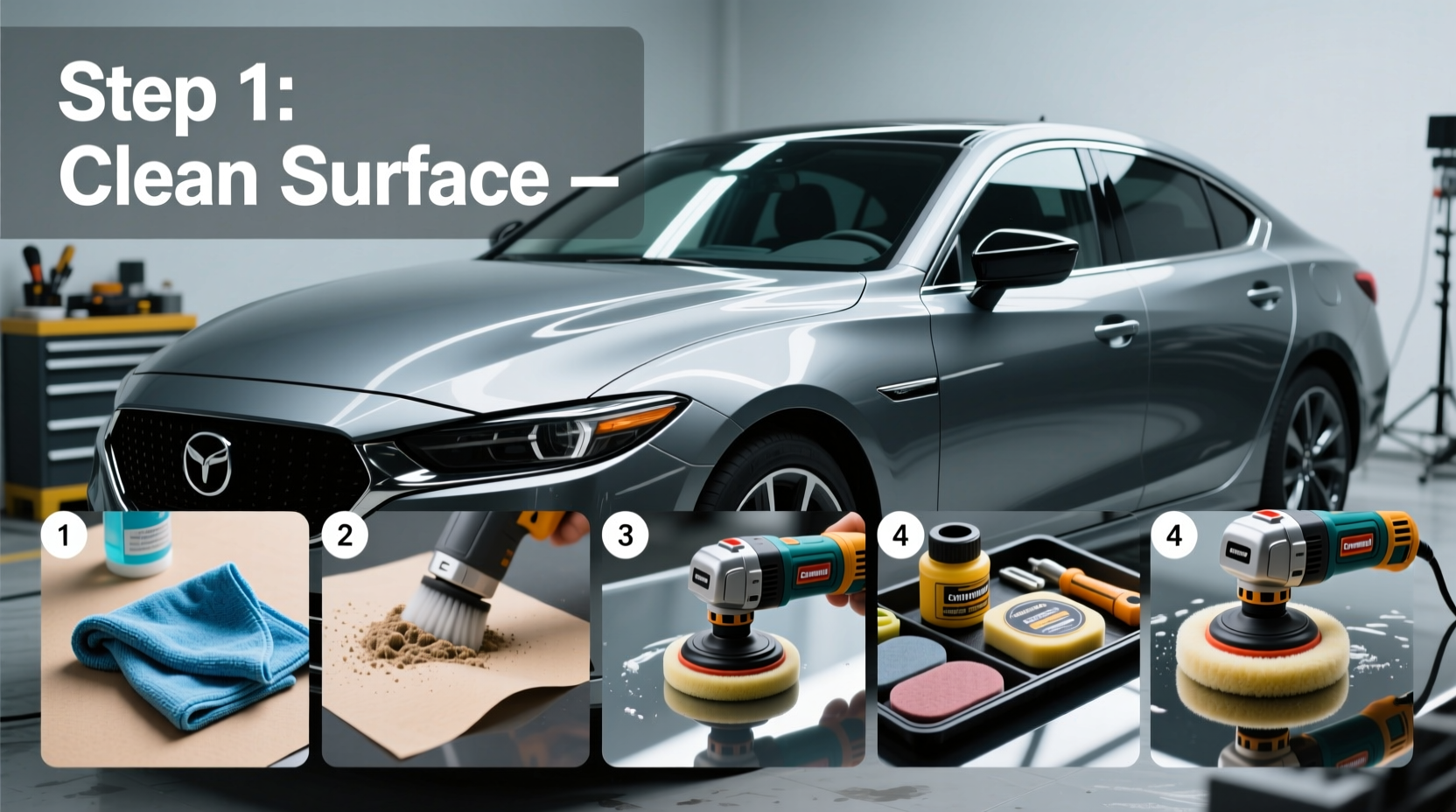 how to polish a car after body repair