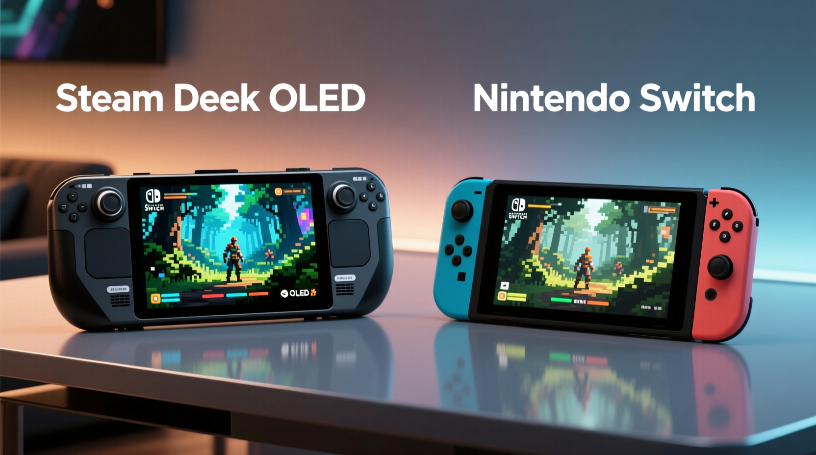 steam deck oled vs nintendo switch is the graphics upgrade noticeable for casual gamers