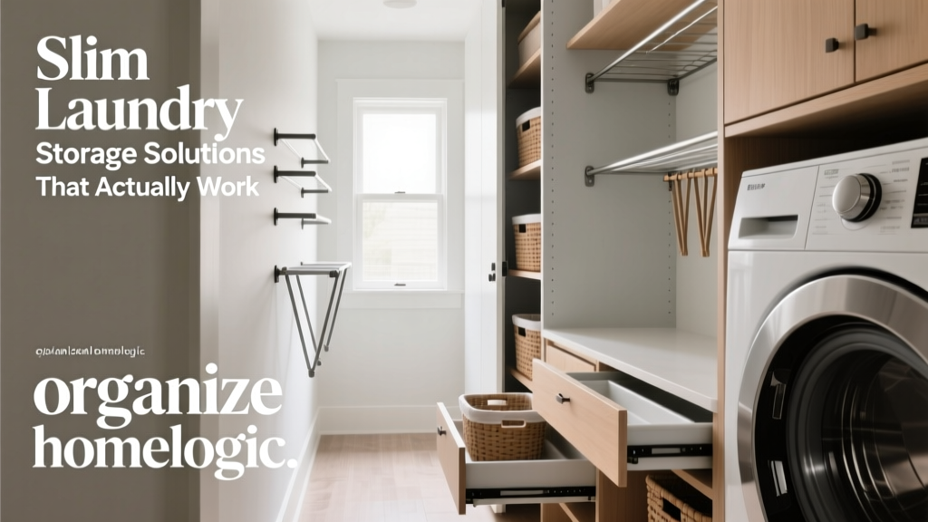 Slim Laundry Room Storage Solutions That Actually Work