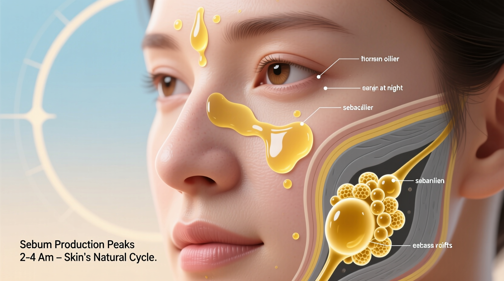 why is my skin oilier in the morning than at night