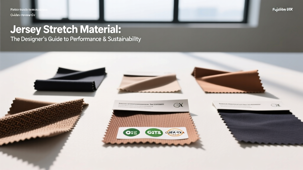 Jersey Stretch Material: The Designer’s Guide to Performance & Sustainability