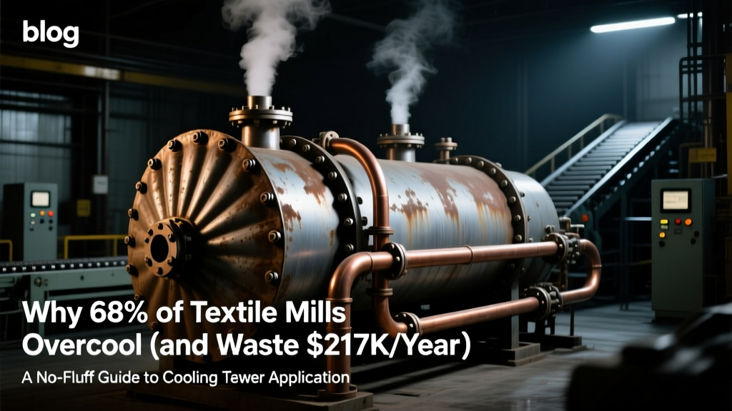 Cooling Towers for Textile Mills: Save $217K/Year