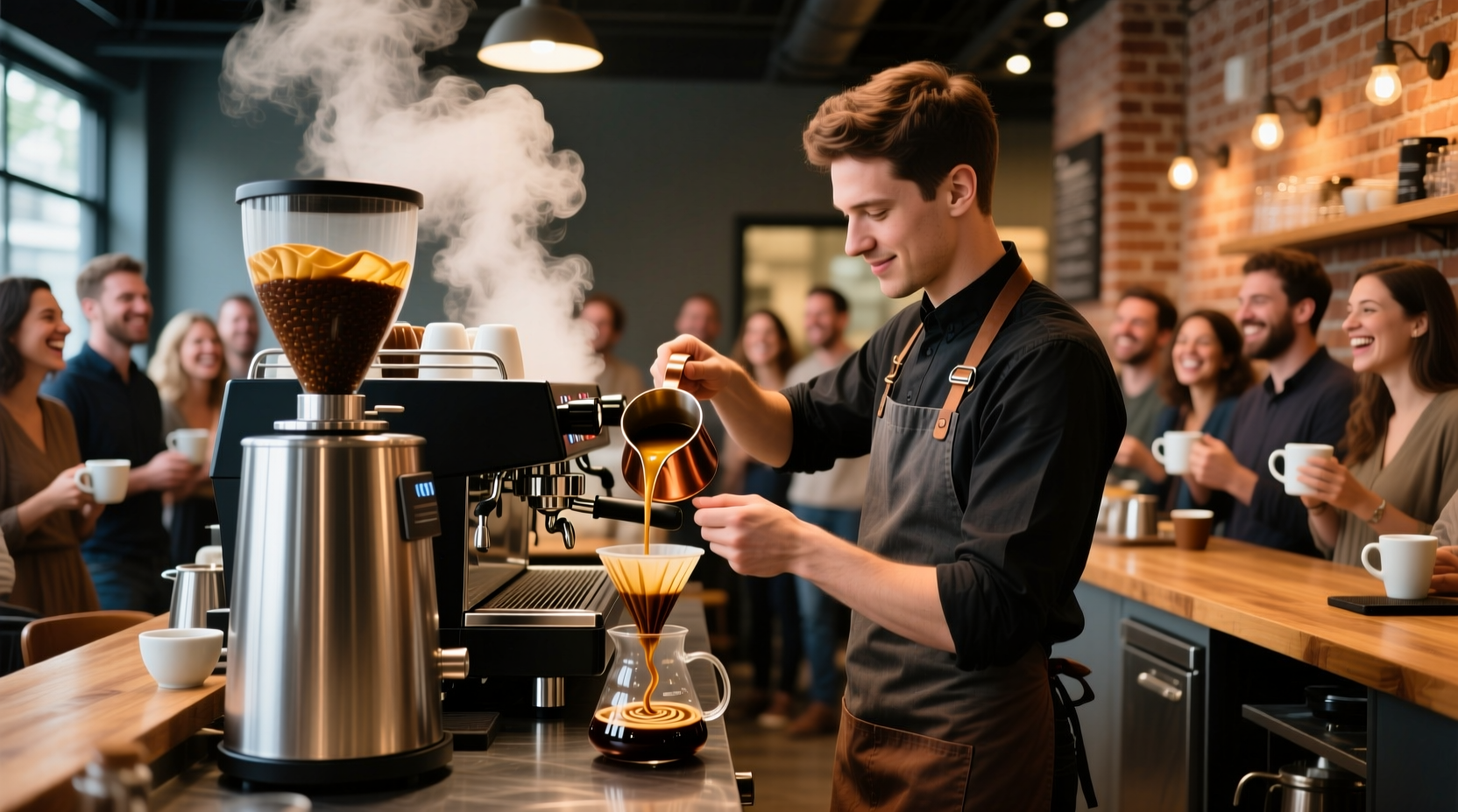 make excellent hot coffee for a crowd with coffee conce