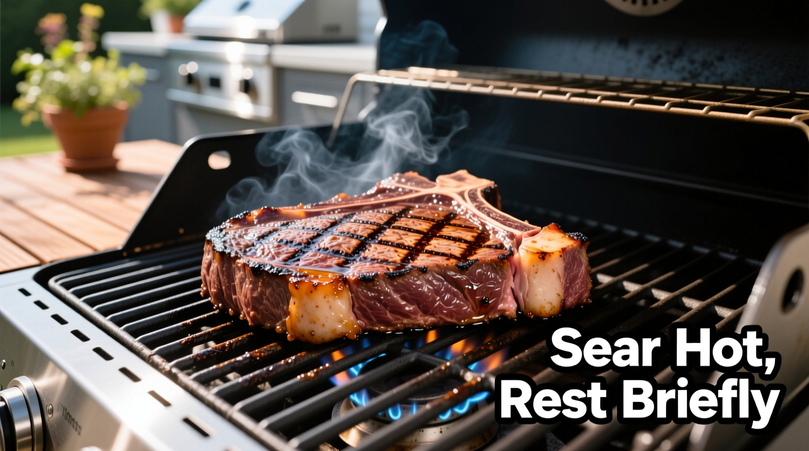 how to cook steak on gas grill