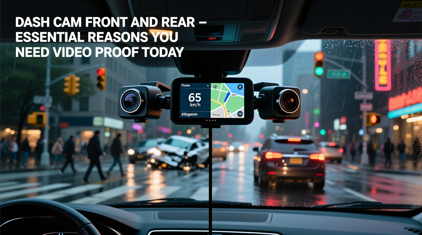 dash cam front and rear essential reasons you need video proof today