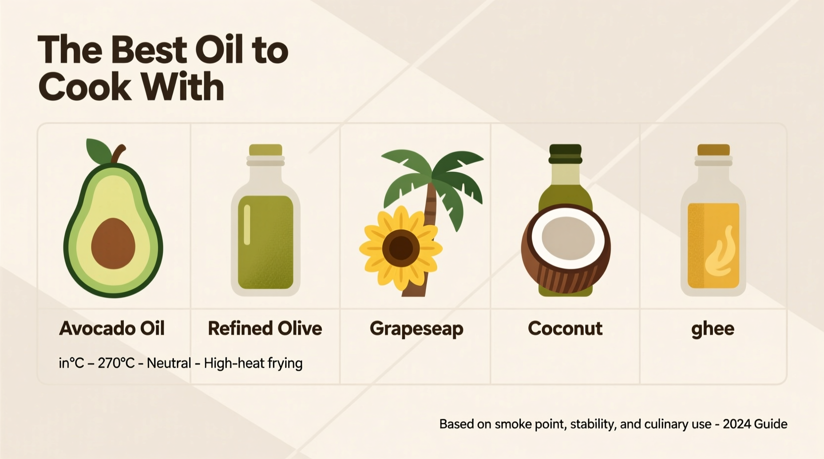 what is the best oil to cook with
