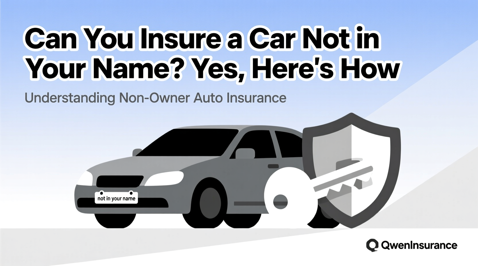 can you insure a car not titled in your name