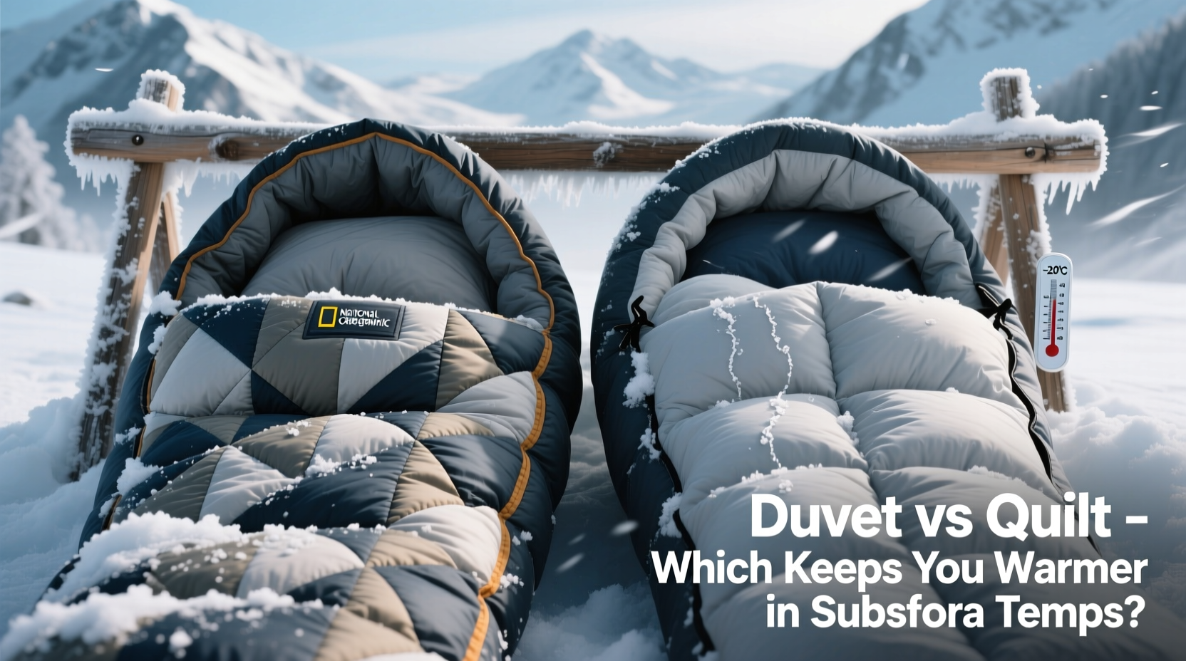 quilt vs duvet which keeps you warmer in subzero temps
