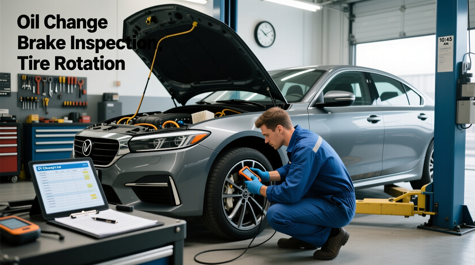 how long does it take to service a car