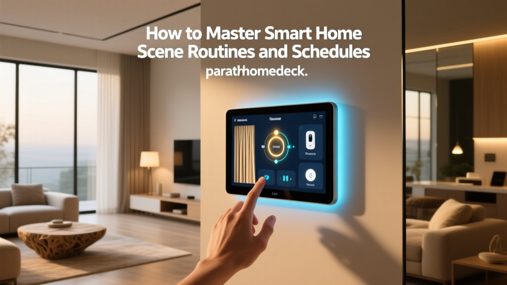 How to Master Smart Home Scene Routines and Schedules