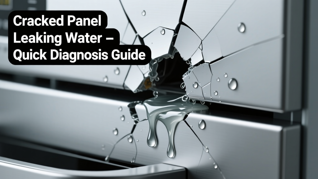 Cracked Panel Leaking Water: Quick Diagnosis Guide