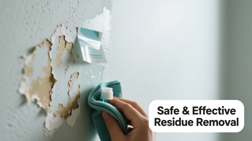 How to Remove Sticker Residue from Painted Walls Safely