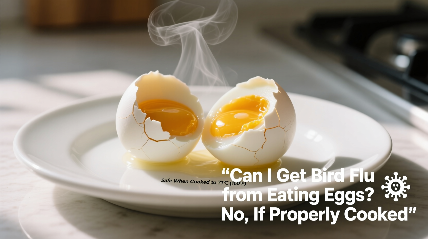 can i get bird flu from eating eggs