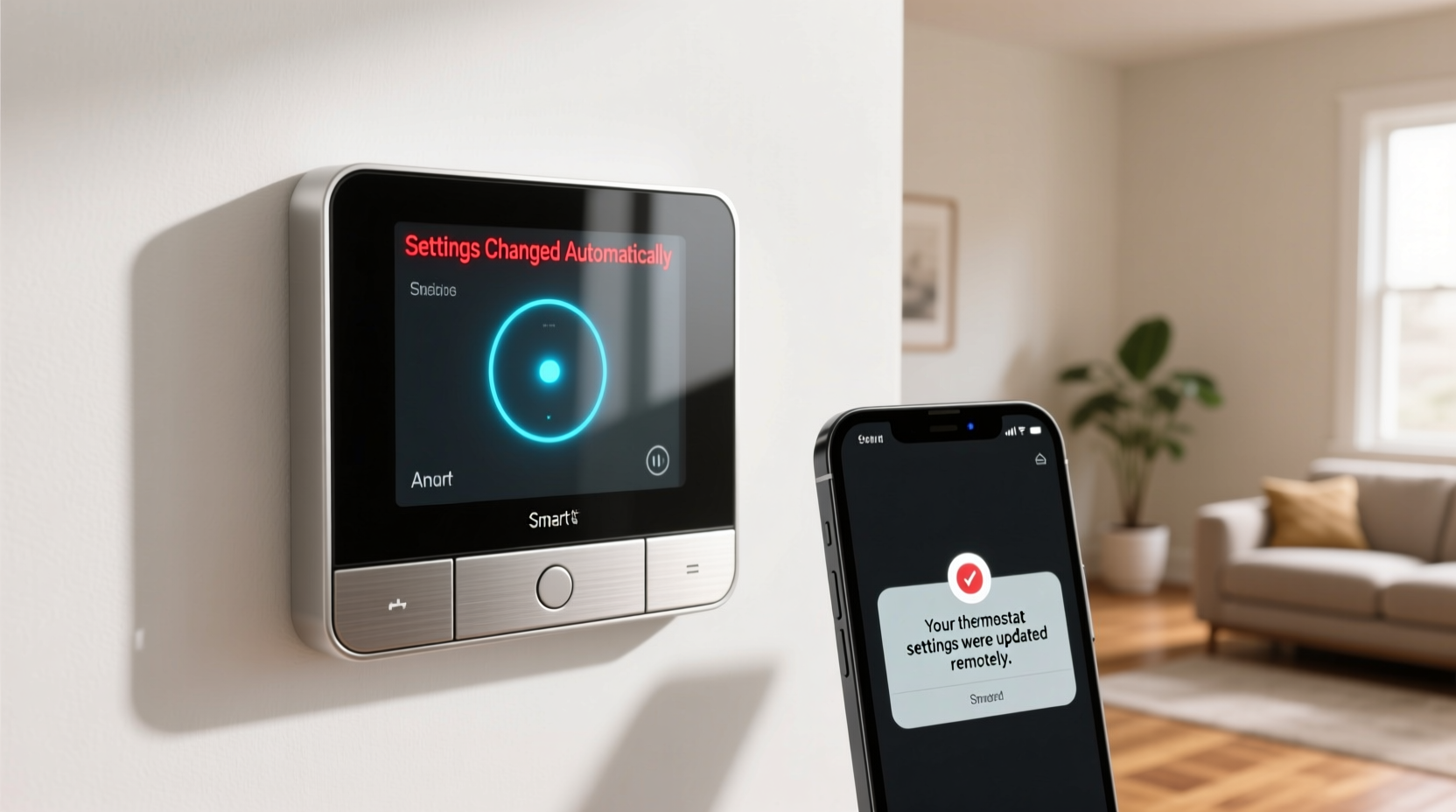 why does my smart thermostat keep changing settings automatically fixed