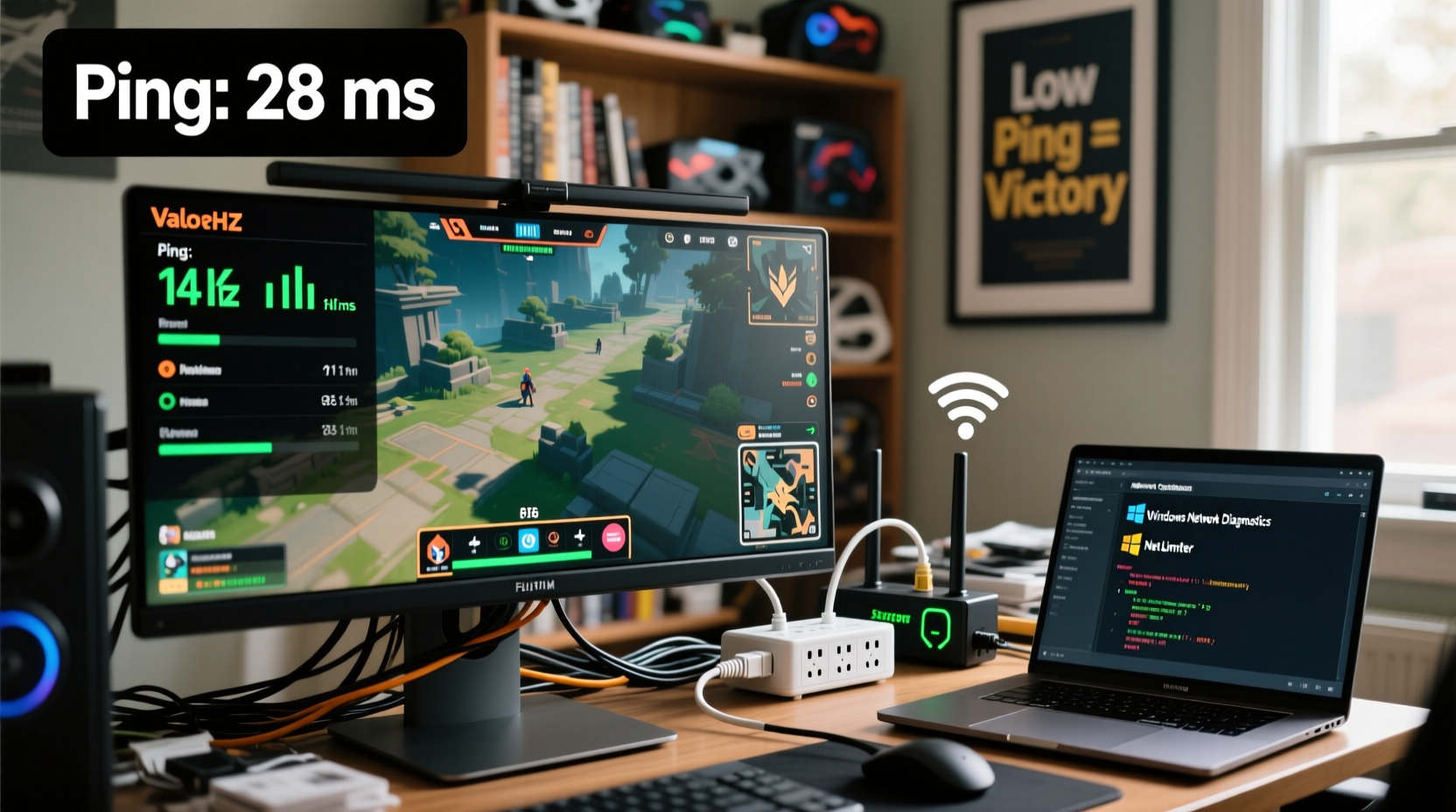 how to reduce ping in valorant simple network tweaks for smoother gameplay