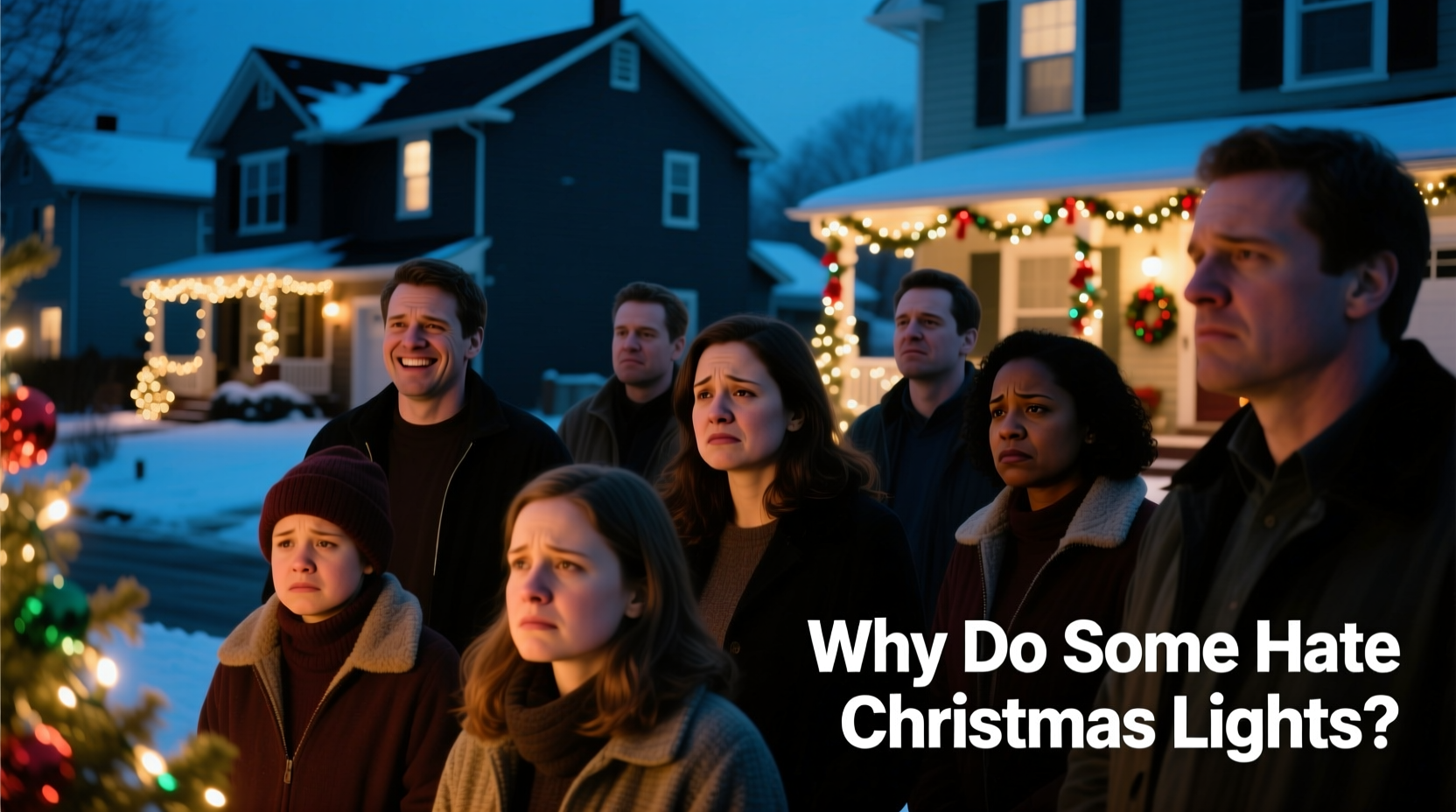 why do some people hate christmas lights and what it says about them