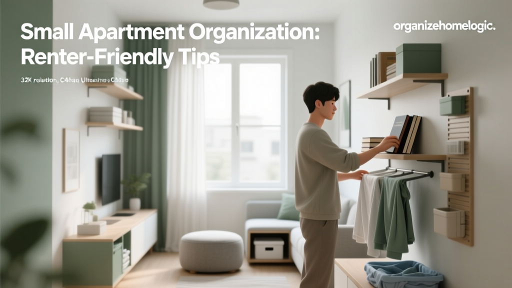Small Apartment Organization: Renter-Friendly Tips