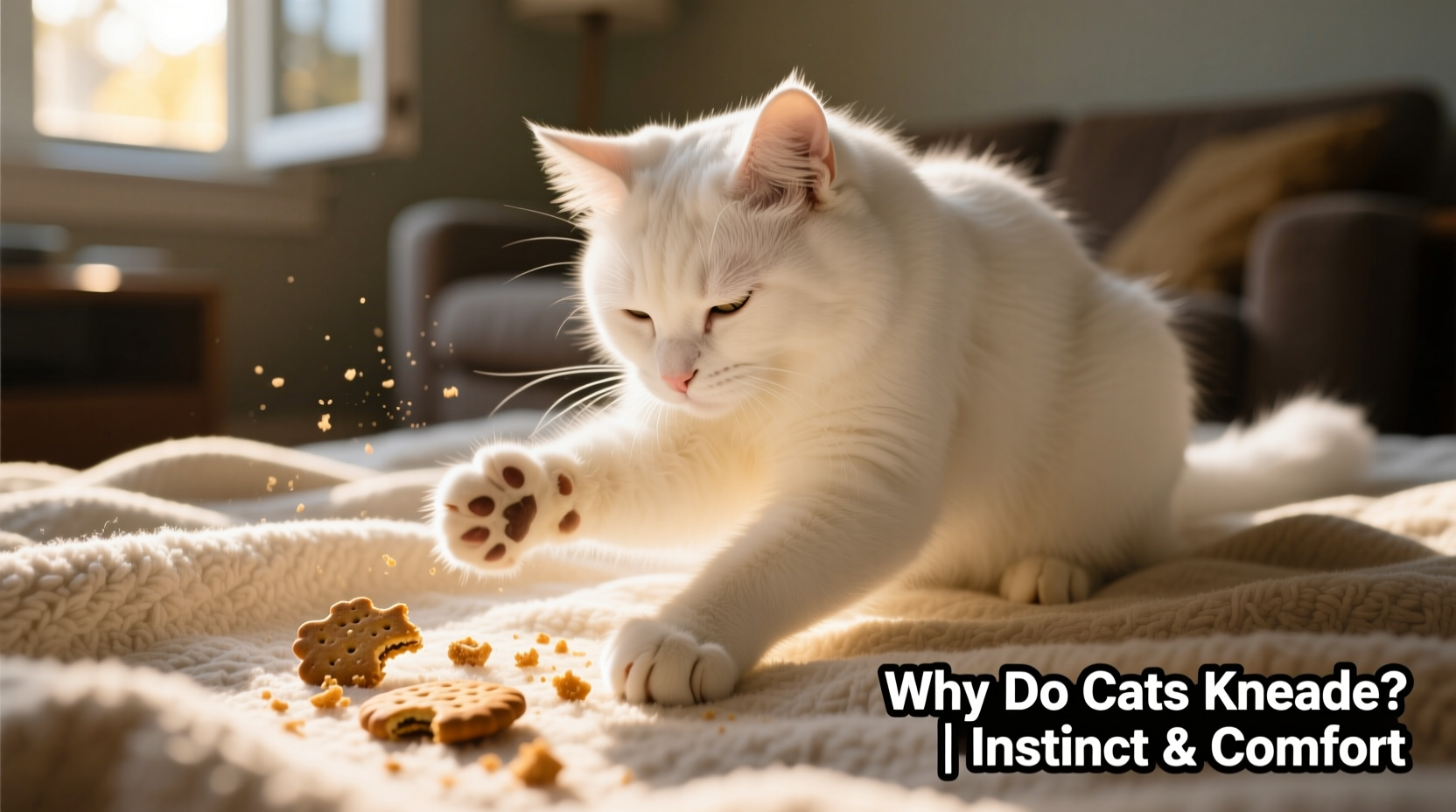 why do cats knead blankets unpacking the biscuit making behavior