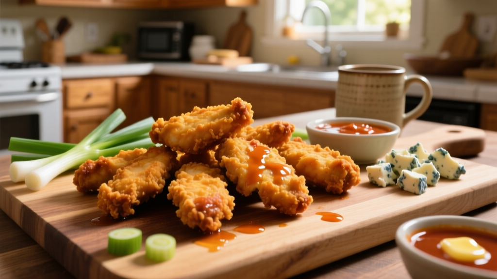 Crispy Buffalo Chicken Tenders in Air Fryer (Easy!)